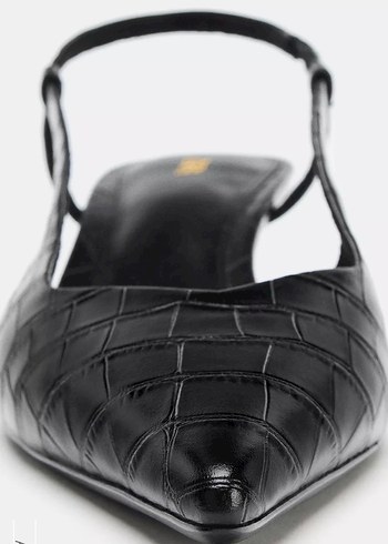 Zara Arkası Açık Kabartmalı Ayakkabı - Görsel 5