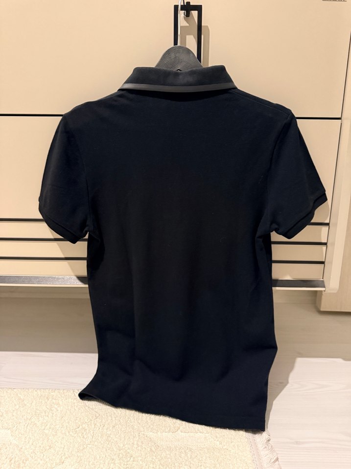 Siyah Regular Fit Polo Tişört - Görsel 3