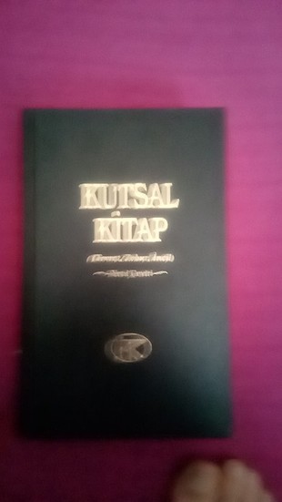 Kutsal kitap (Tevrat,Zebur,İncil)
