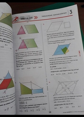  Geometri hiz ve renk tyt ayt