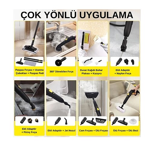SIFIR ROBX BUHARLI TEMİZLİK MAKİNESİ