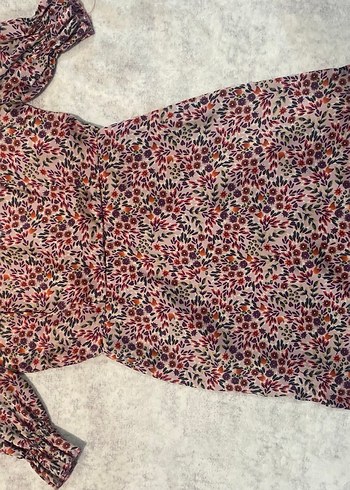 Mor-Pembe Saten Elbise - Görsel 2