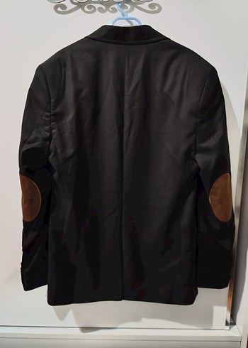 Düğmeli Siyah Erkek Takım Ceketi - Görsel 2