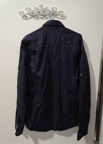 Erkek Lacivert Denim Gömlek - Görsel 2