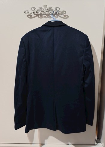 Lacivert Düğmeli Erkek Takım Elbise Ceketi - Görsel 2