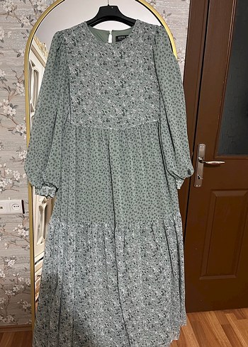 Nakışlı Bohem Uzun Elbise - Görsel 3