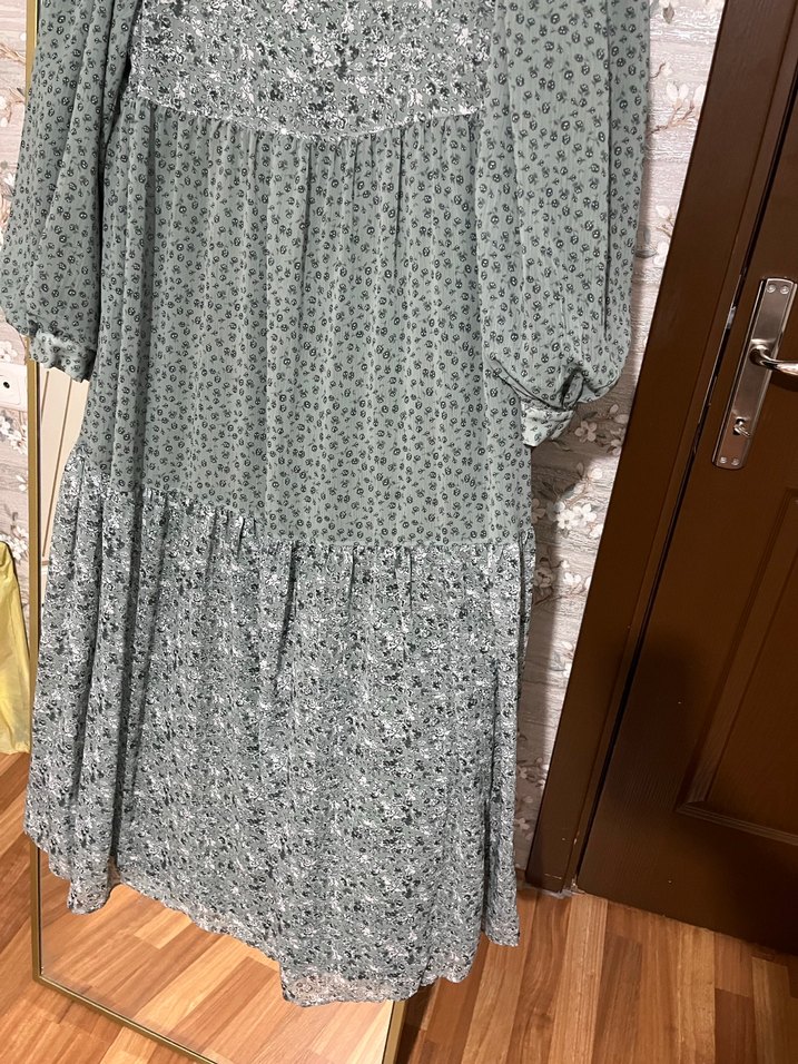 Nakışlı Bohem Uzun Elbise - Görsel 4