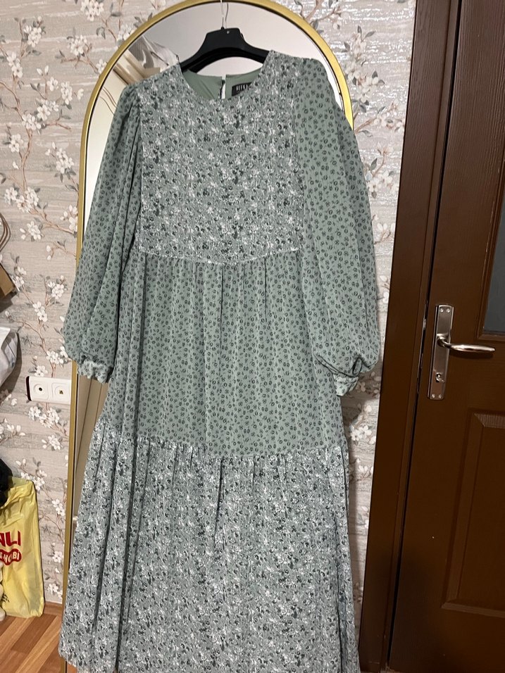 Nakışlı Bohem Uzun Elbise - Görsel 2