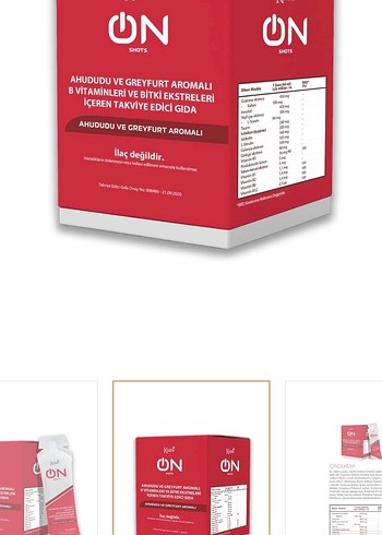 Ahududu ve Greyfurt Aromalı Takviye Edici Gıda Amare - Görsel 3