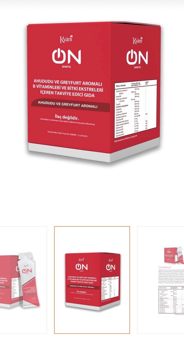 Ahududu ve Greyfurt Aromalı Takviye Edici Gıda Amare - Görsel 3