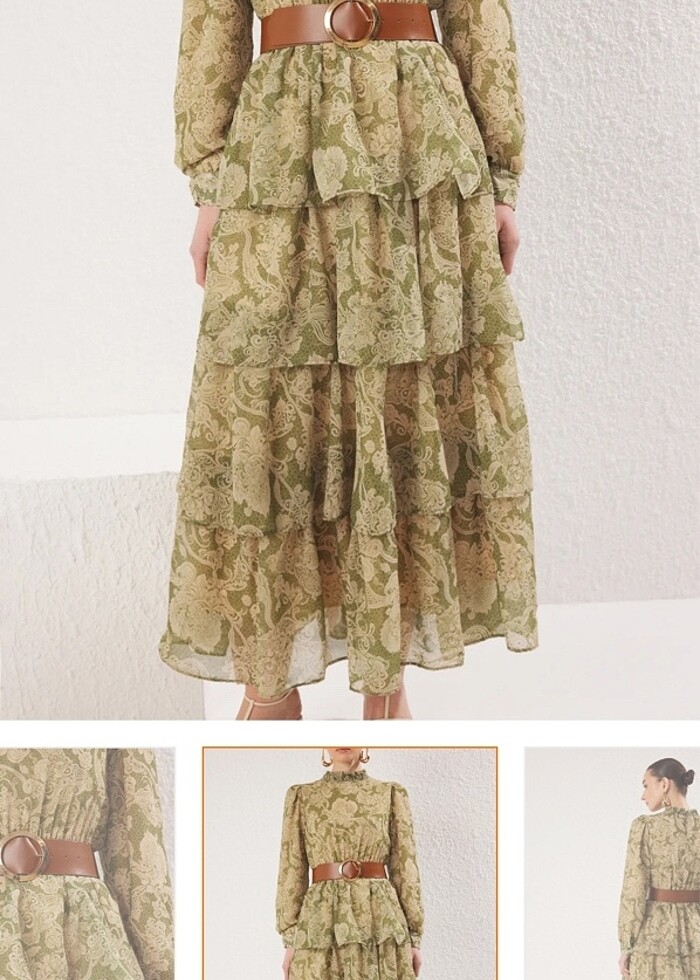 Şifon elbise - Görsel 2