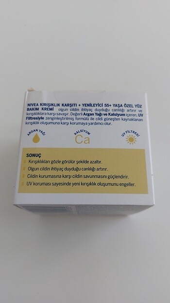 Beden NIVEA 55 + YAŞ ÜSTÜ