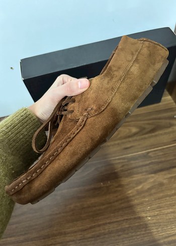 Kahverengi Süet Erkek Loafer Ayakkabı - Görsel 2