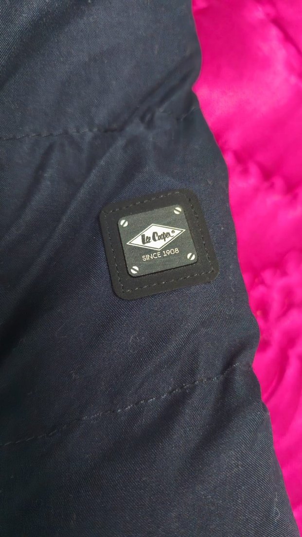 Lee Cooper Lacivert Kapüşonlu Erkek Mont - Görsel 5