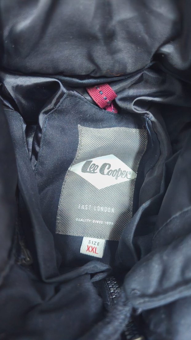 Lee Cooper Lacivert Kapüşonlu Erkek Mont - Görsel 4