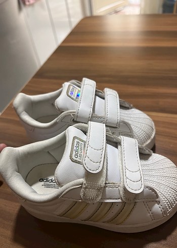 Beyaz Çocuk Spor Ayakkabı Velcro