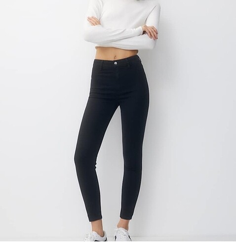 Pull and Bear PULL AND BEAR YÜKSEK BEL JEGGİNG
