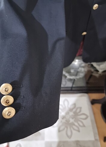 Armalı siyah ceket