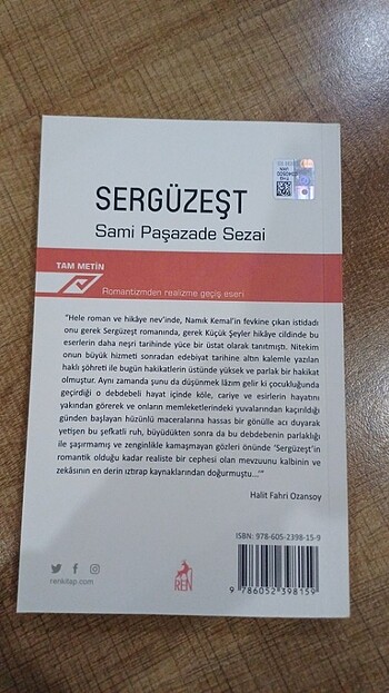  Serzüzeşt / Sami Paşazade Sezai 