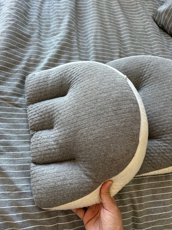 Gri Emzirme ve Hamilelik Yastığı - Görsel 3
