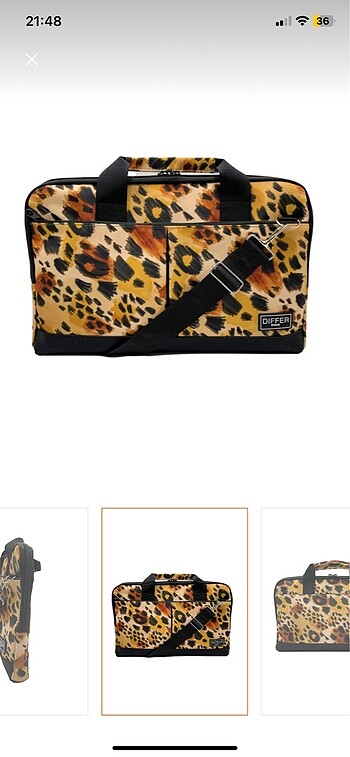 Diğer Notebook laptop çantası leopar