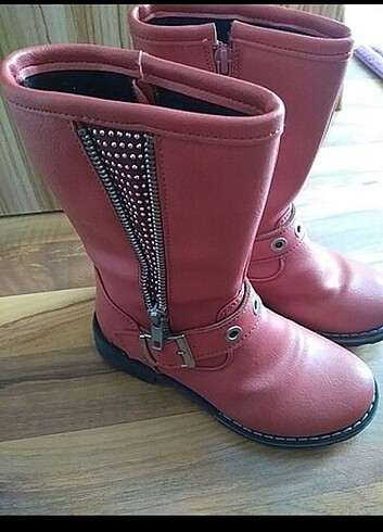 29 Beden bordo Renk Kız çocuk botu