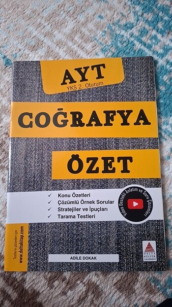 Ayt coğrafya konu özeti