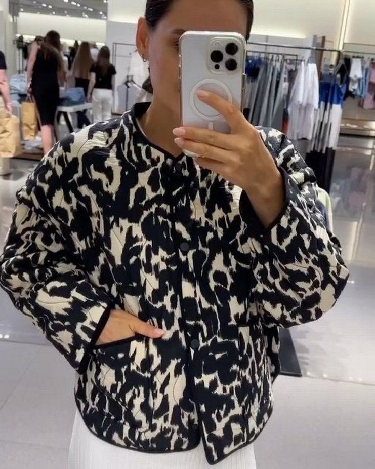 Kadın Siyah Detaylı Ceket - Görsel 4