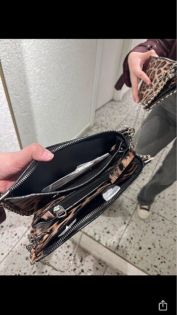 Beden Leopar çanta