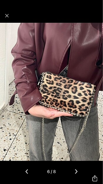 Zara Leopar çanta