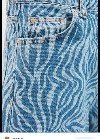 s Beden mavi Renk Trendyolmilla jean 90 s wide leg