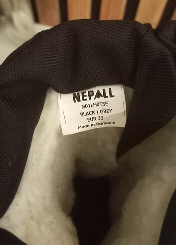 33 Beden siyah Renk Nepal kar botu su gecirmez 33 no