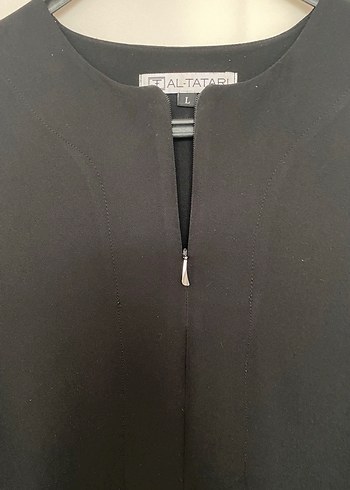 42 Beden siyah Renk Püsküllü Siyah Uzun Bohem Abaya