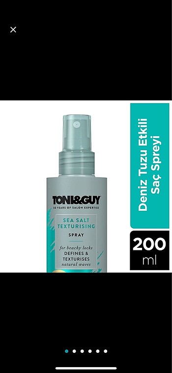 Tony&Guy Deniz suyu etkili sprey
