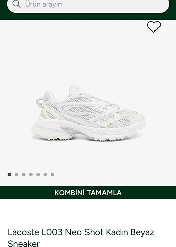 Lacoste Sneaker Beyaz Spor Ayakkabı