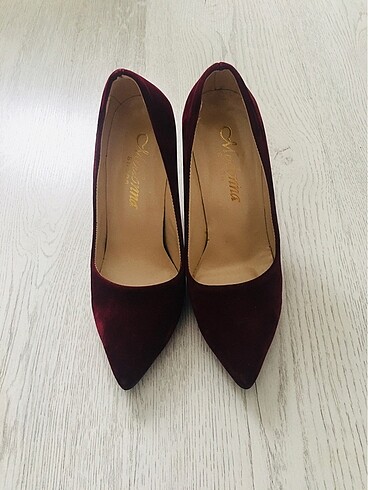 36 Beden bordo Renk Stiletto