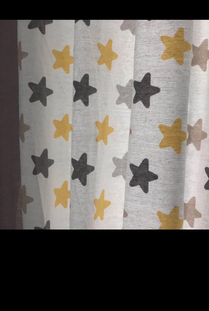 Gri Çizgili Modern Perde - Görsel 2