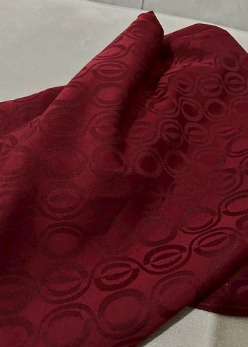 Diğer Bordo Kadın Şal Drapeli Modern Stil