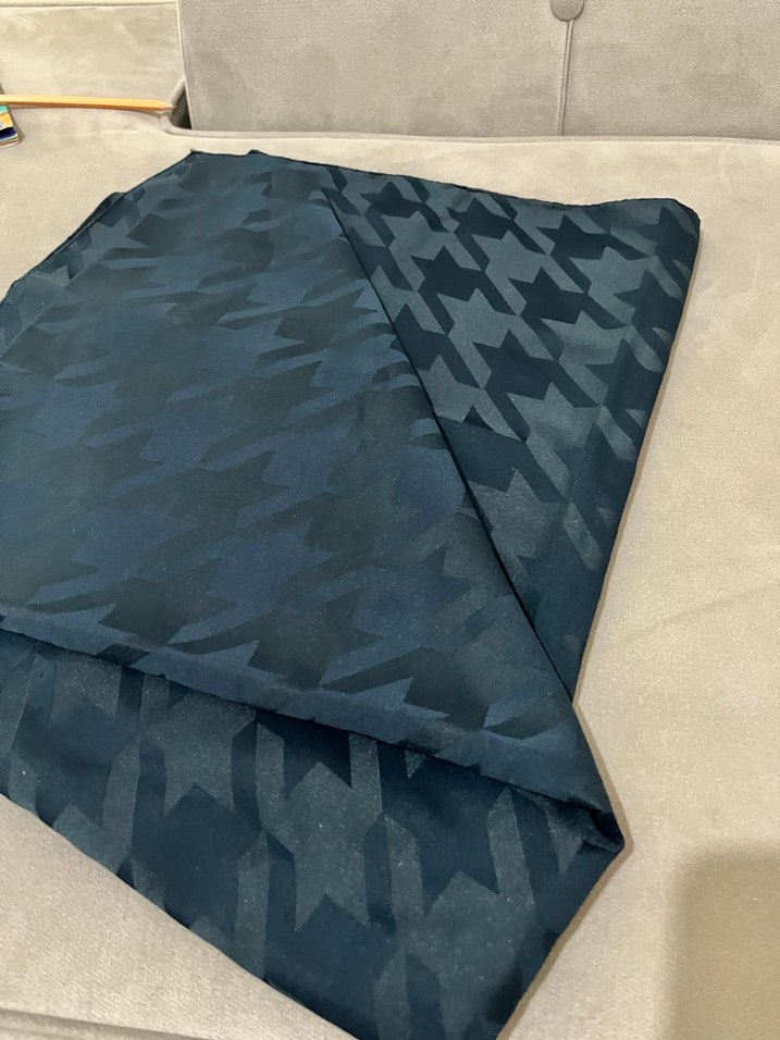 Drapeli Lacivert Kadın Şal - Görsel 2