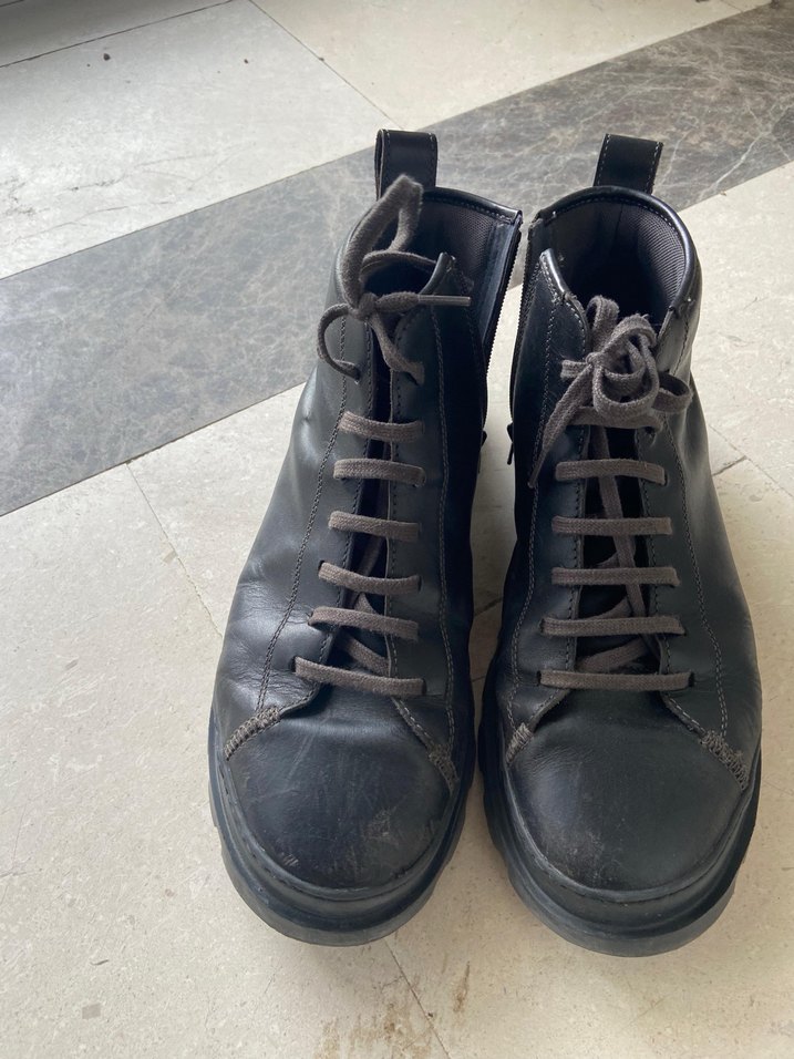 Kahverengi Deri Minimalist Erkek Bot - Görsel 2