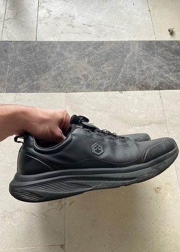 Siyah Erkek Günlük Spor Ayakkabı Velcro - Görsel 2