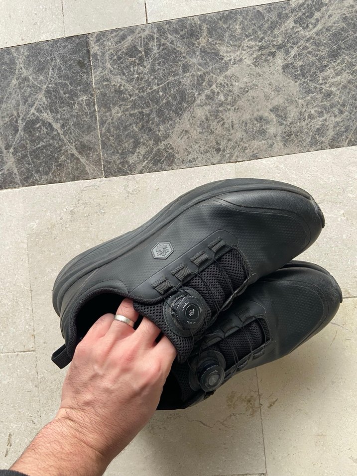 Siyah Erkek Günlük Spor Ayakkabı Velcro - Görsel 3