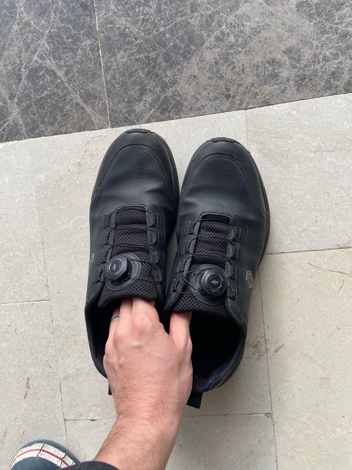 Siyah Erkek Günlük Spor Ayakkabı Velcro - Görsel 4