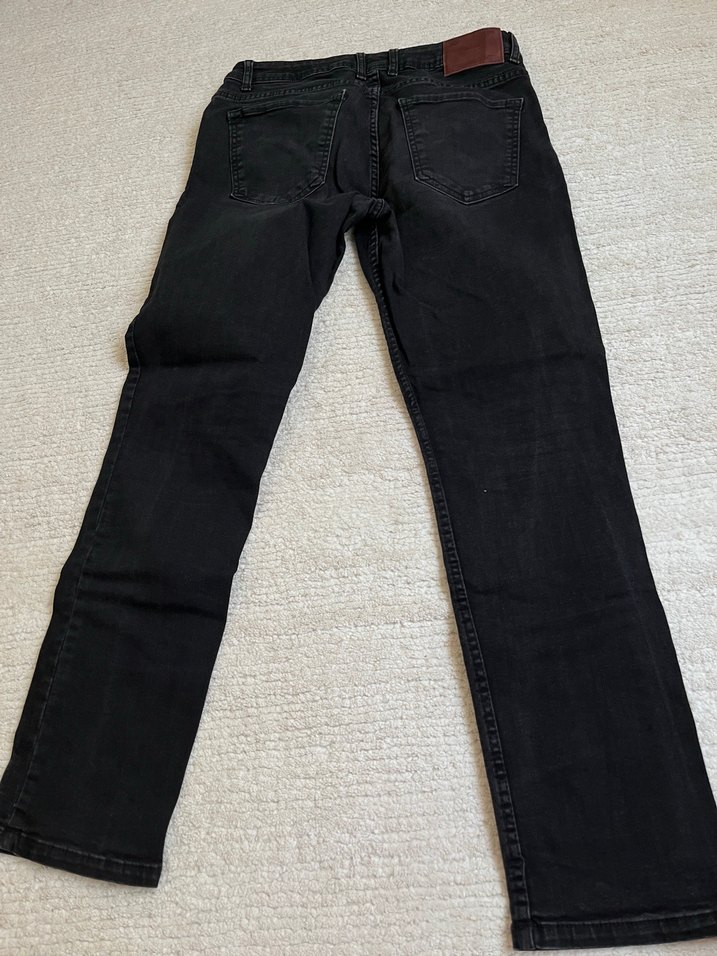 Siyah Denim Pantolon - Görsel 4