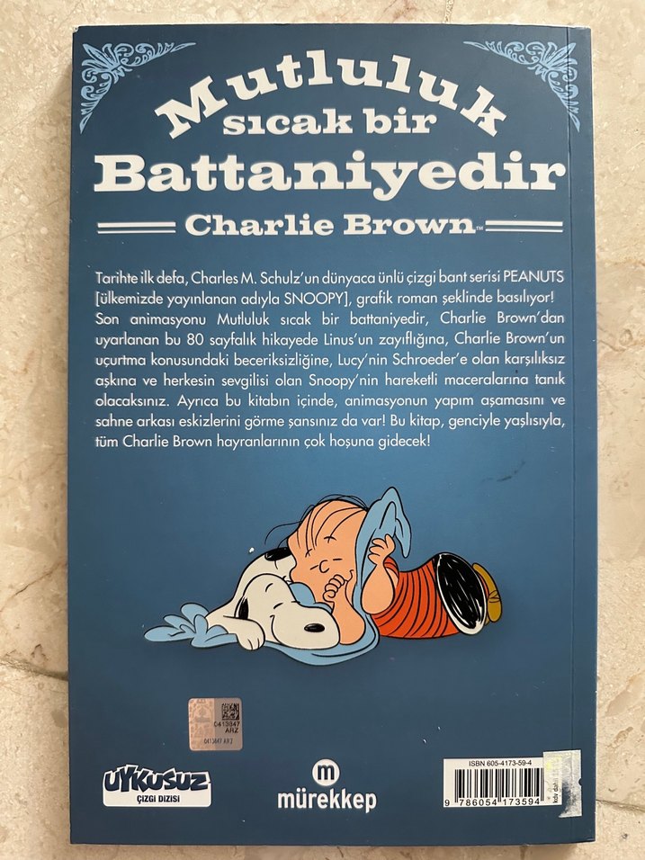 Snoopy - Mutluluk Sıcak Bir Battaniyedir - Görsel 2