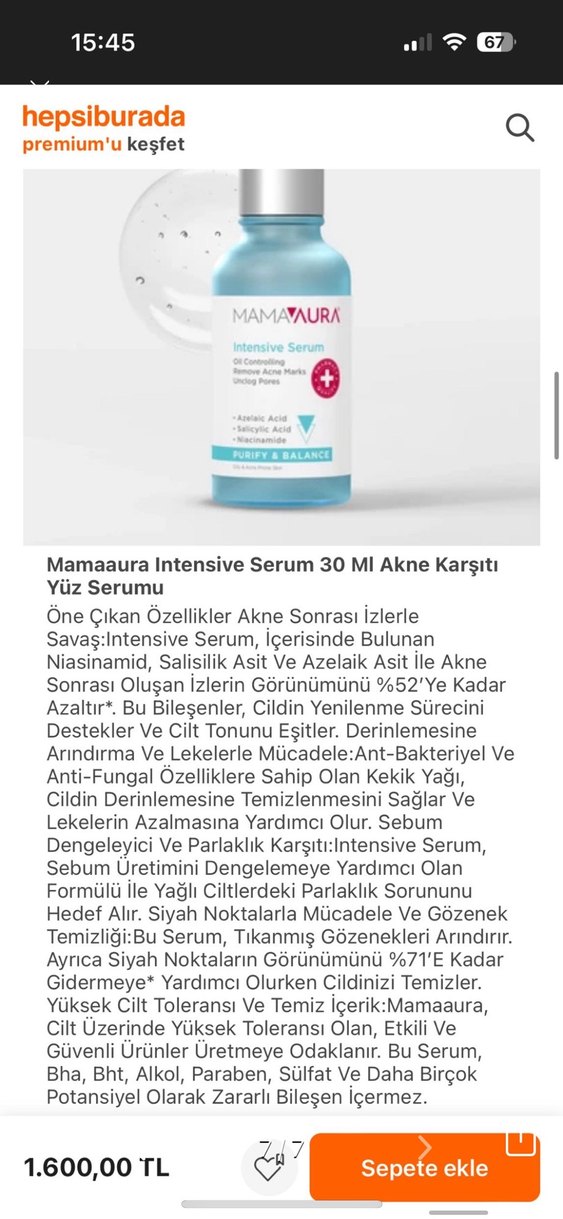 MAMAURA Purify & Balance Erkek Cilt Bakım Seti - Görsel 3