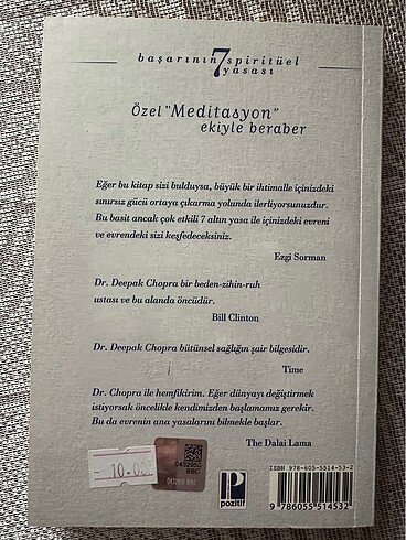 Başarının 7 Spritüel Yasası- Deepak Chopra