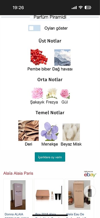 Beden Alaia Parfüm