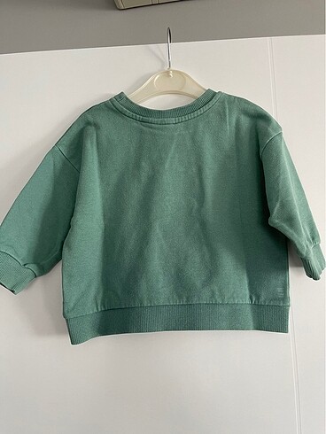9-12 Ay Beden yeşil Renk Lcw erkek bebek sweatshirt