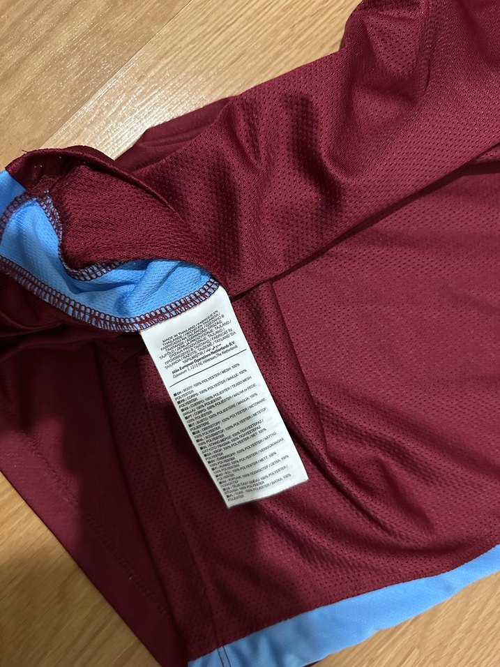 Erkek Bordo Mavi Kısa Kollu Spor Tişört Trabzonspor forma - Görsel 5